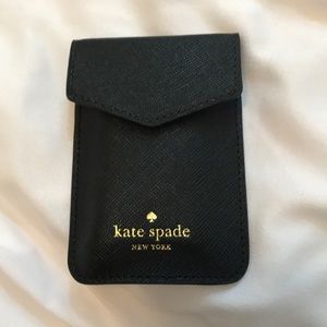 Kate spade black phone case wallet